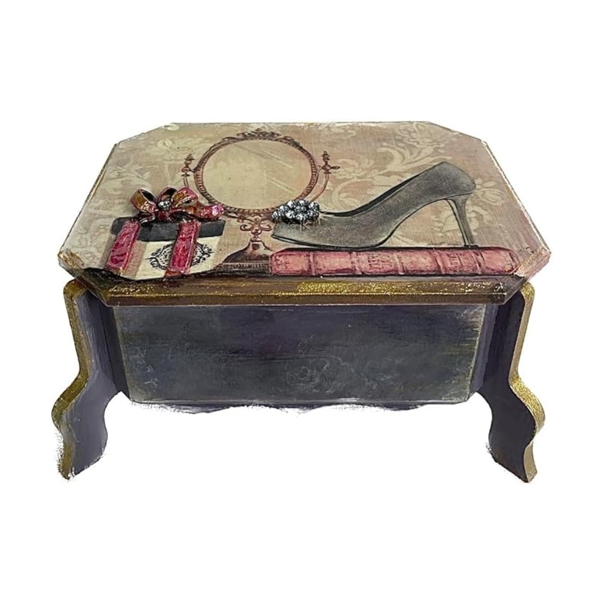 artisan handmade jewellery box | ornate 3d design – perfect gift